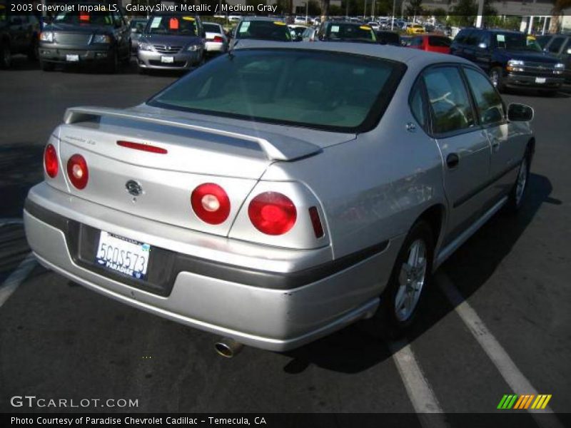 Galaxy Silver Metallic / Medium Gray 2003 Chevrolet Impala LS