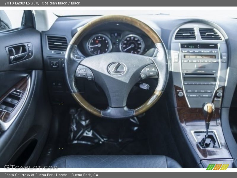 Obsidian Black / Black 2010 Lexus ES 350