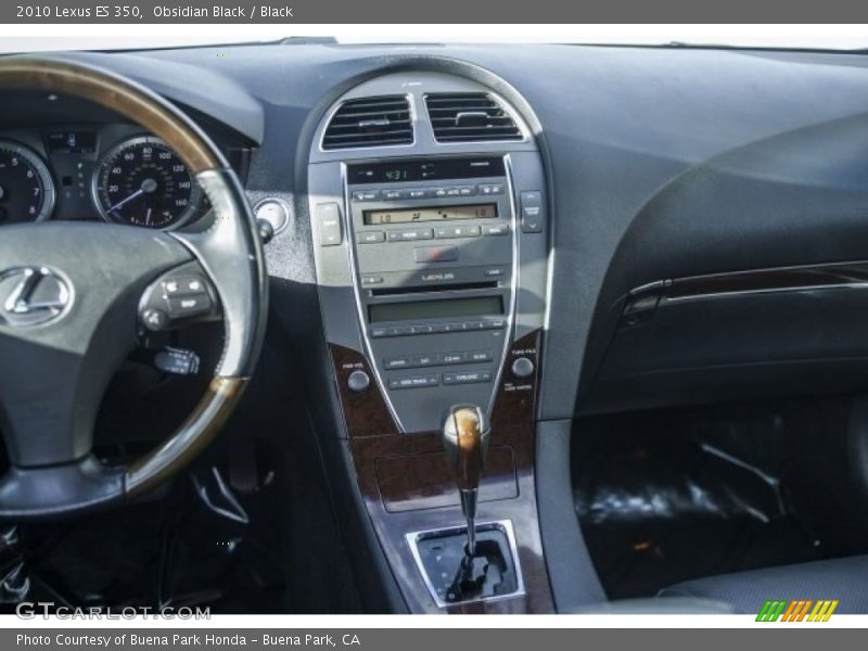 Obsidian Black / Black 2010 Lexus ES 350