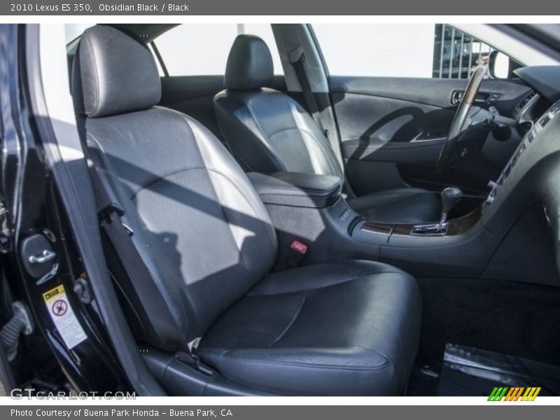 Obsidian Black / Black 2010 Lexus ES 350