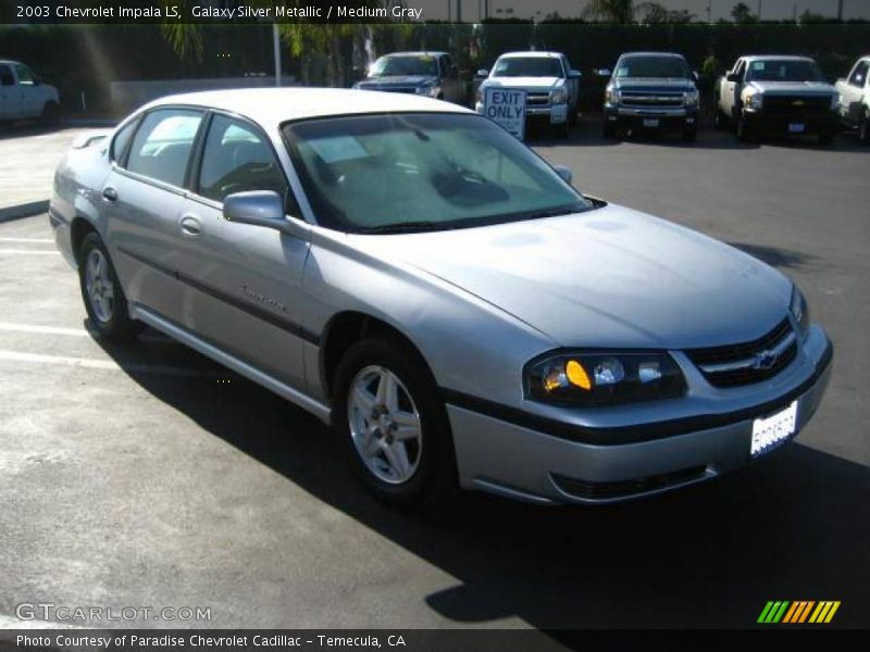 Galaxy Silver Metallic / Medium Gray 2003 Chevrolet Impala LS