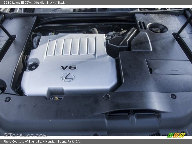 Obsidian Black / Black 2010 Lexus ES 350