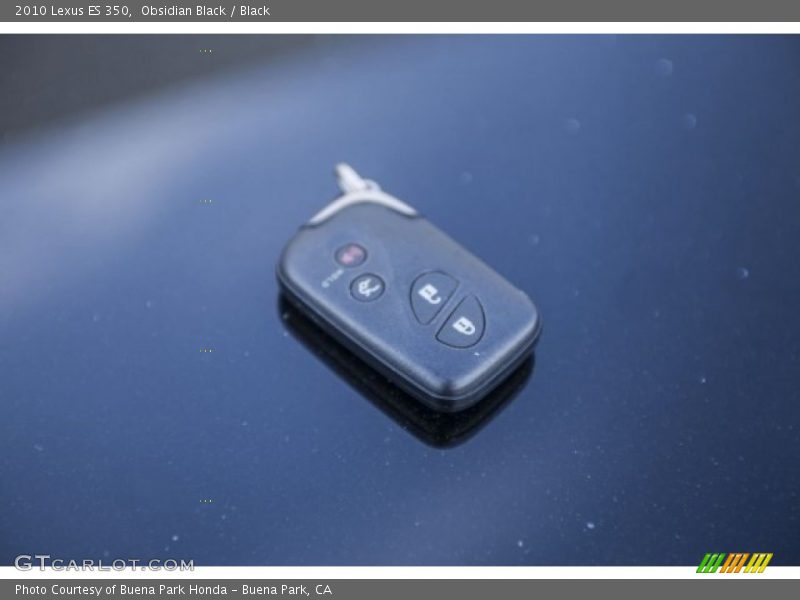 Obsidian Black / Black 2010 Lexus ES 350