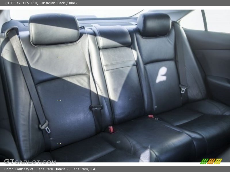 Obsidian Black / Black 2010 Lexus ES 350