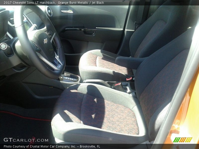 Orange Burst Metallic / Jet Black 2017 Chevrolet Sonic LT Hatchback