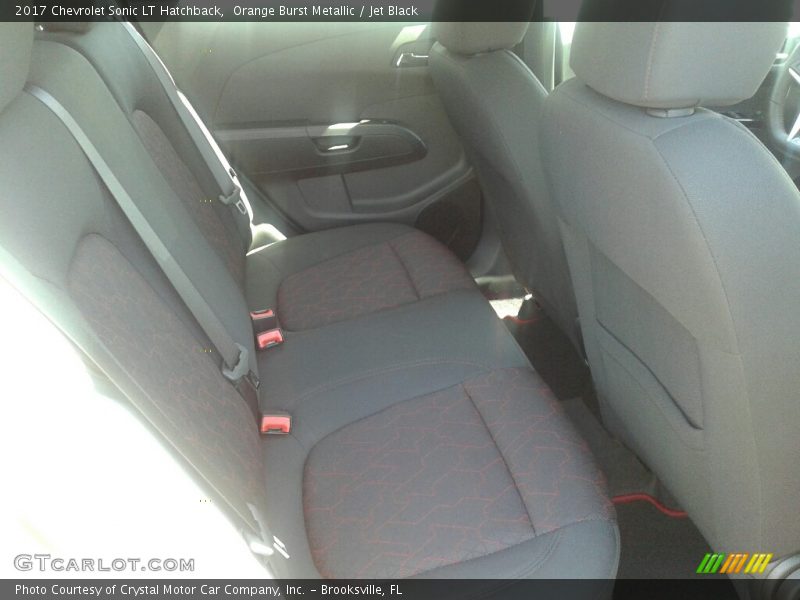 Orange Burst Metallic / Jet Black 2017 Chevrolet Sonic LT Hatchback