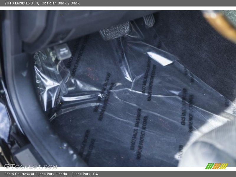 Obsidian Black / Black 2010 Lexus ES 350