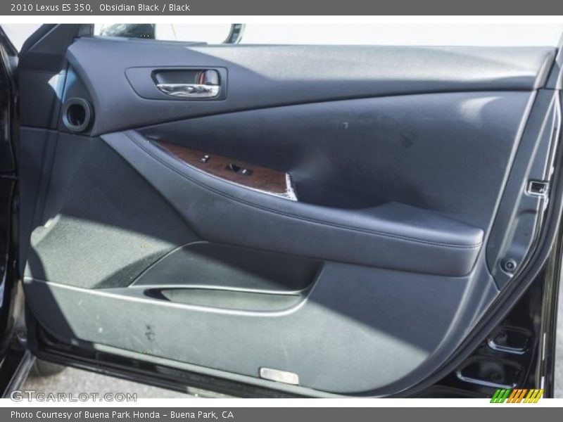 Obsidian Black / Black 2010 Lexus ES 350