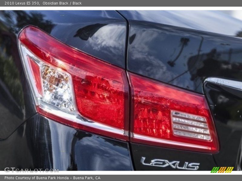 Obsidian Black / Black 2010 Lexus ES 350