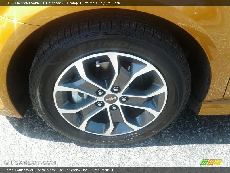 Orange Burst Metallic / Jet Black 2017 Chevrolet Sonic LT Hatchback
