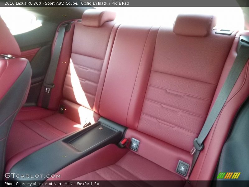 Obsidian Black / Rioja Red 2016 Lexus RC 300 F Sport AWD Coupe