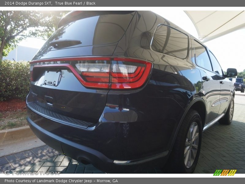 True Blue Pearl / Black 2014 Dodge Durango SXT