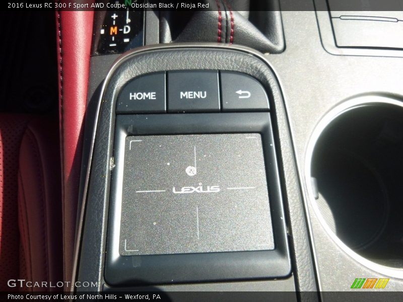 Obsidian Black / Rioja Red 2016 Lexus RC 300 F Sport AWD Coupe