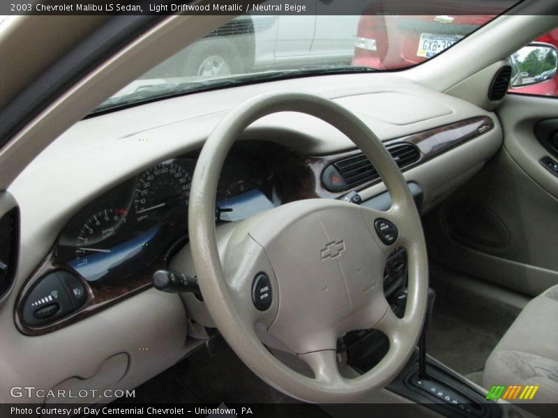 Light Driftwood Metallic / Neutral Beige 2003 Chevrolet Malibu LS Sedan