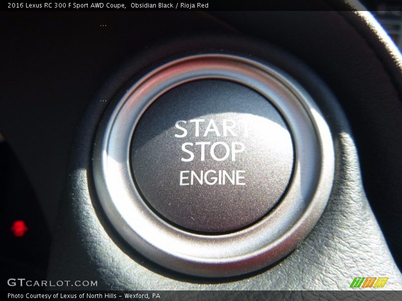 Obsidian Black / Rioja Red 2016 Lexus RC 300 F Sport AWD Coupe