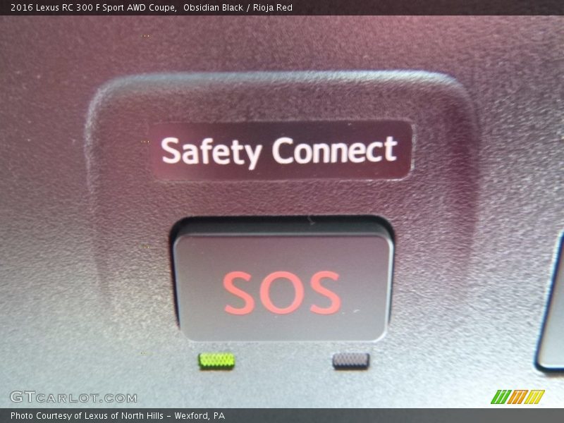 Obsidian Black / Rioja Red 2016 Lexus RC 300 F Sport AWD Coupe