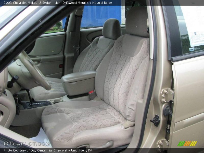 Light Driftwood Metallic / Neutral Beige 2003 Chevrolet Malibu LS Sedan