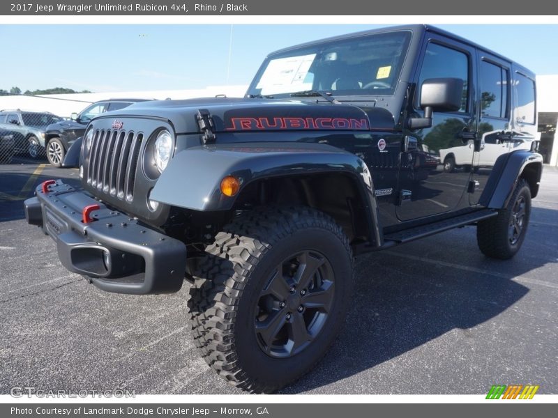 Rhino / Black 2017 Jeep Wrangler Unlimited Rubicon 4x4
