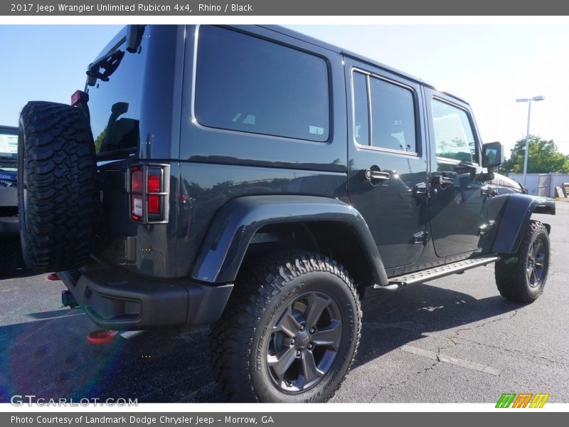 Rhino / Black 2017 Jeep Wrangler Unlimited Rubicon 4x4