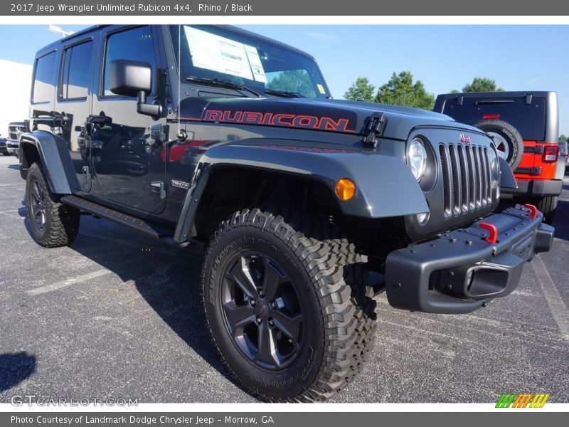 Rhino / Black 2017 Jeep Wrangler Unlimited Rubicon 4x4