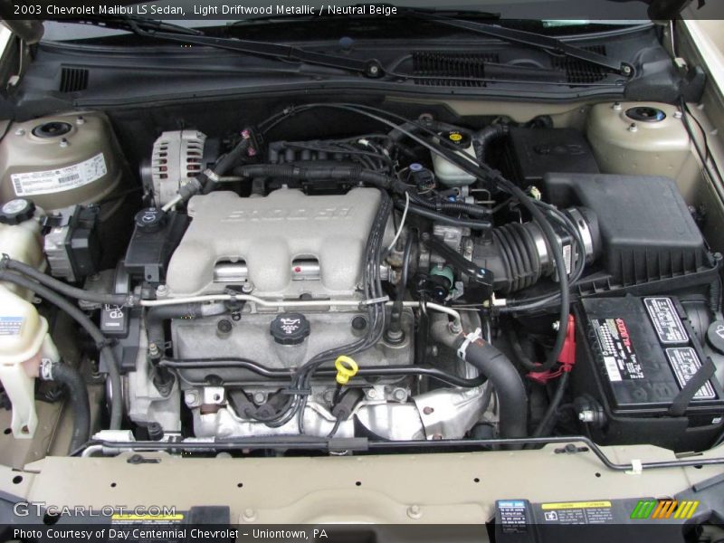 Light Driftwood Metallic / Neutral Beige 2003 Chevrolet Malibu LS Sedan