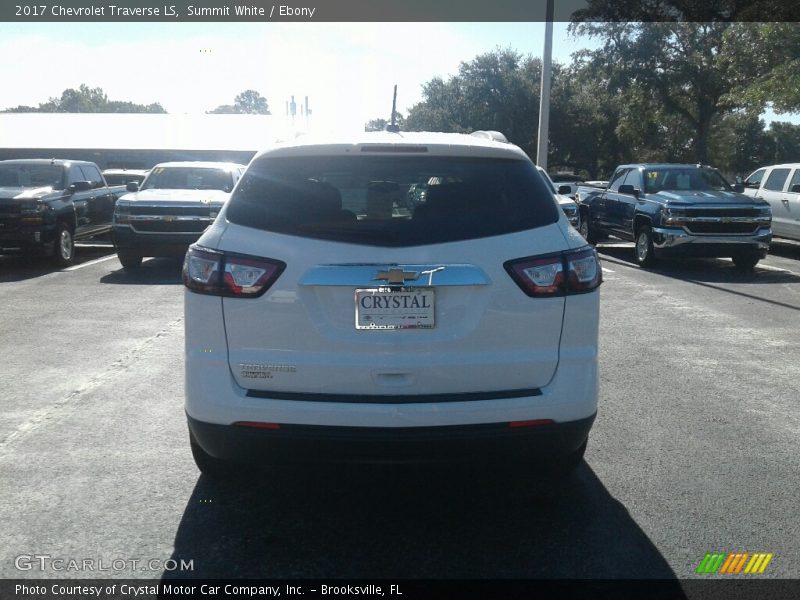 Summit White / Ebony 2017 Chevrolet Traverse LS