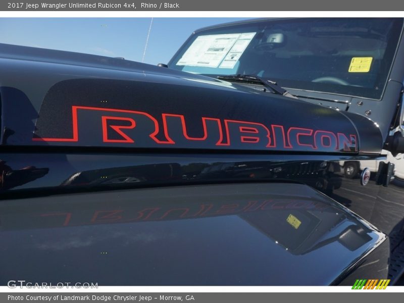 Rhino / Black 2017 Jeep Wrangler Unlimited Rubicon 4x4