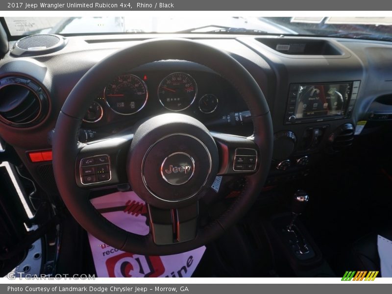 Rhino / Black 2017 Jeep Wrangler Unlimited Rubicon 4x4