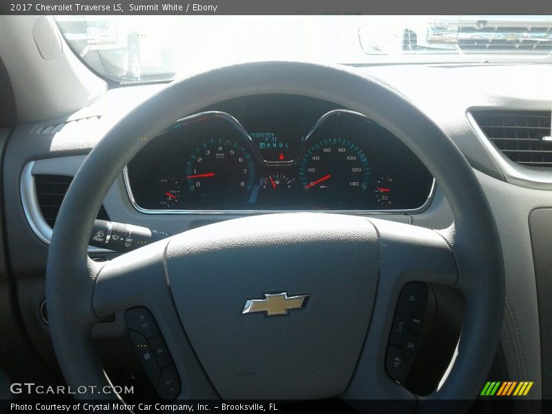 Summit White / Ebony 2017 Chevrolet Traverse LS