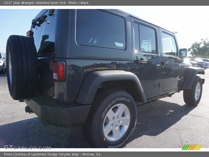 Rhino / Black 2017 Jeep Wrangler Unlimited Sport 4x4