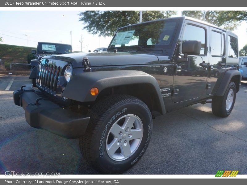 Rhino / Black 2017 Jeep Wrangler Unlimited Sport 4x4