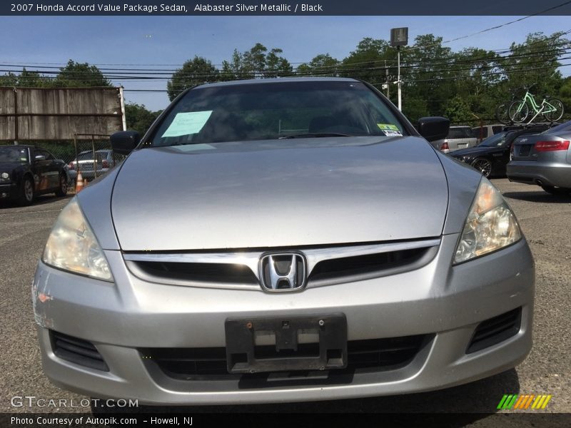 Alabaster Silver Metallic / Black 2007 Honda Accord Value Package Sedan
