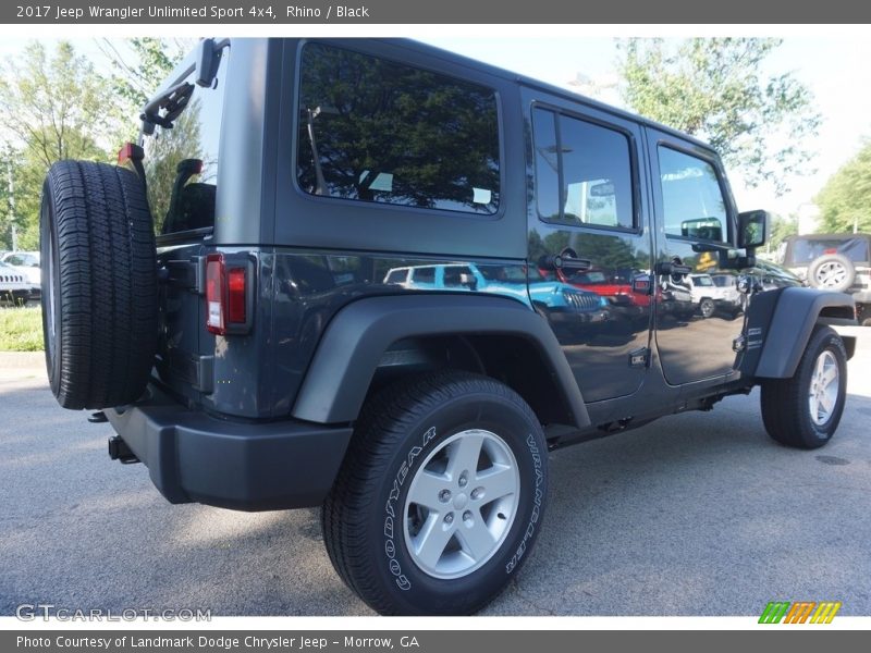 Rhino / Black 2017 Jeep Wrangler Unlimited Sport 4x4