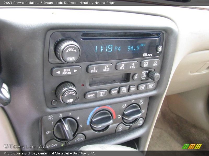 Light Driftwood Metallic / Neutral Beige 2003 Chevrolet Malibu LS Sedan