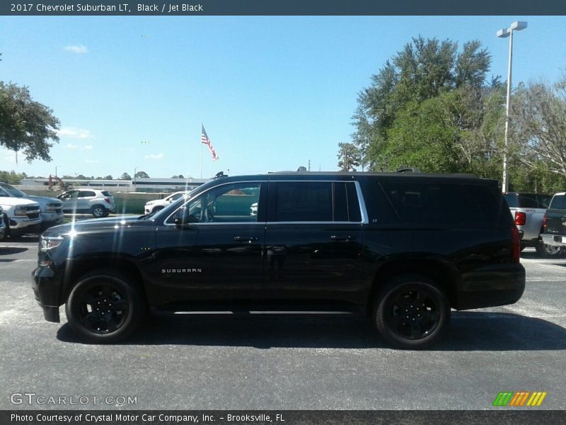 Black / Jet Black 2017 Chevrolet Suburban LT