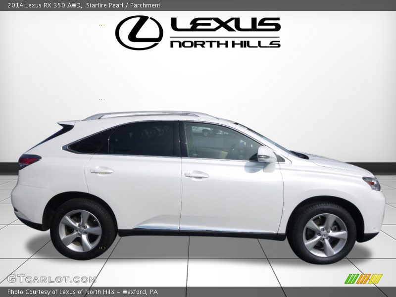 Starfire Pearl / Parchment 2014 Lexus RX 350 AWD