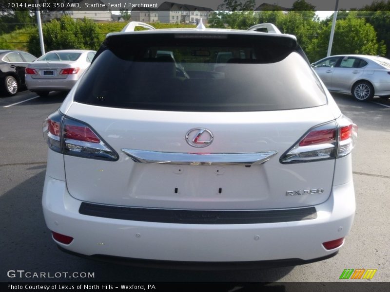 Starfire Pearl / Parchment 2014 Lexus RX 350 AWD
