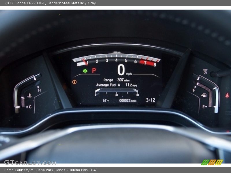 Modern Steel Metallic / Gray 2017 Honda CR-V EX-L