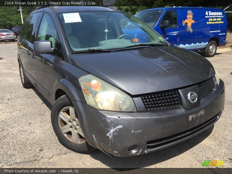 Smoke Gray Metallic / Gray 2004 Nissan Quest 3.5 S