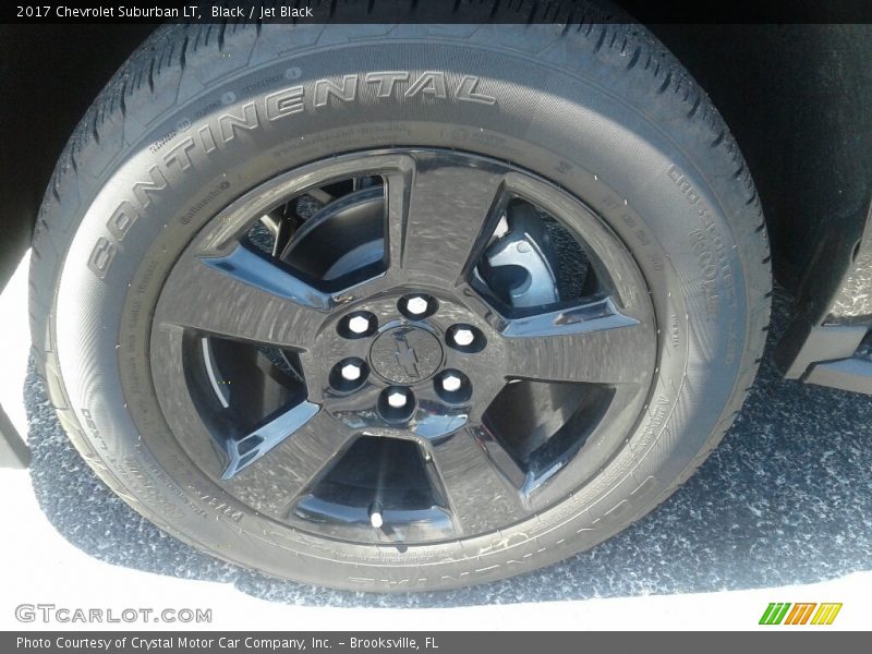 Black / Jet Black 2017 Chevrolet Suburban LT