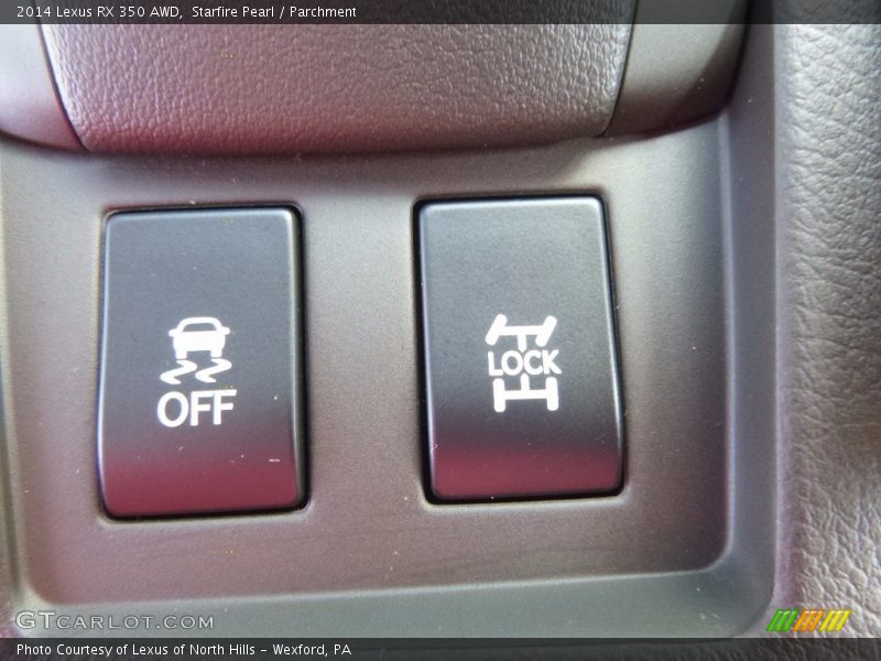 Starfire Pearl / Parchment 2014 Lexus RX 350 AWD