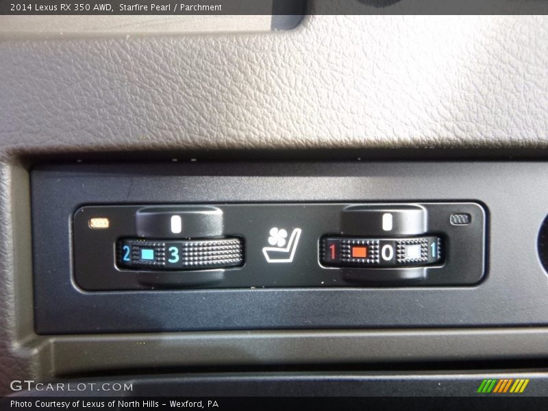 Starfire Pearl / Parchment 2014 Lexus RX 350 AWD