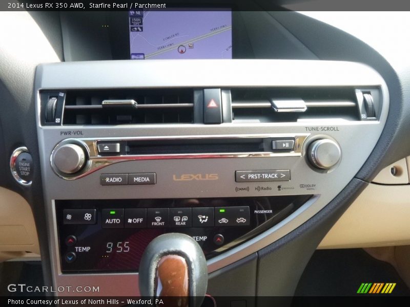 Starfire Pearl / Parchment 2014 Lexus RX 350 AWD