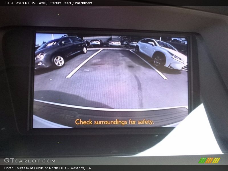 Starfire Pearl / Parchment 2014 Lexus RX 350 AWD
