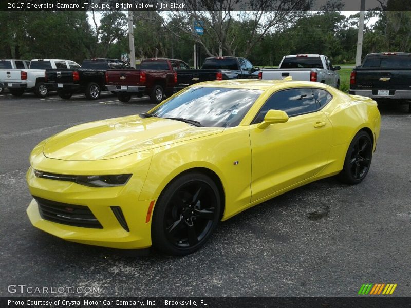 Bright Yellow / Jet Black 2017 Chevrolet Camaro LT Coupe