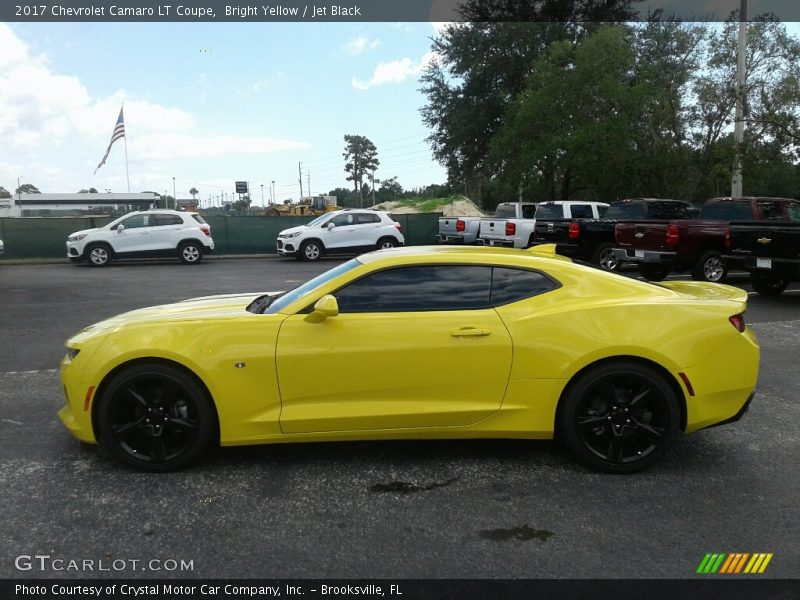 Bright Yellow / Jet Black 2017 Chevrolet Camaro LT Coupe
