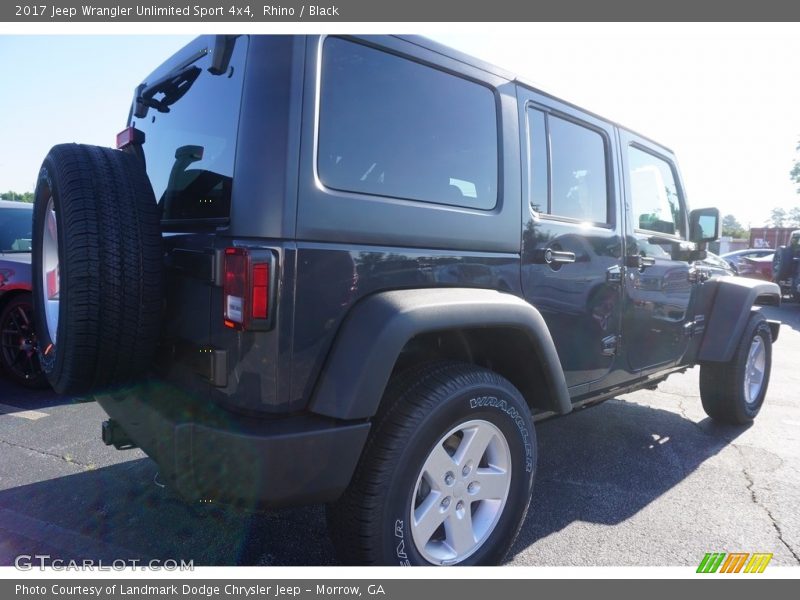 Rhino / Black 2017 Jeep Wrangler Unlimited Sport 4x4
