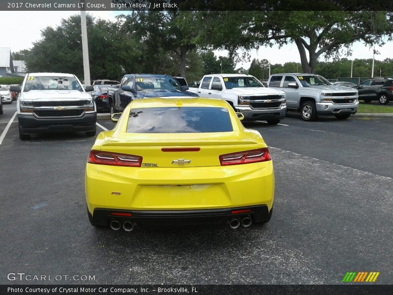 Bright Yellow / Jet Black 2017 Chevrolet Camaro LT Coupe