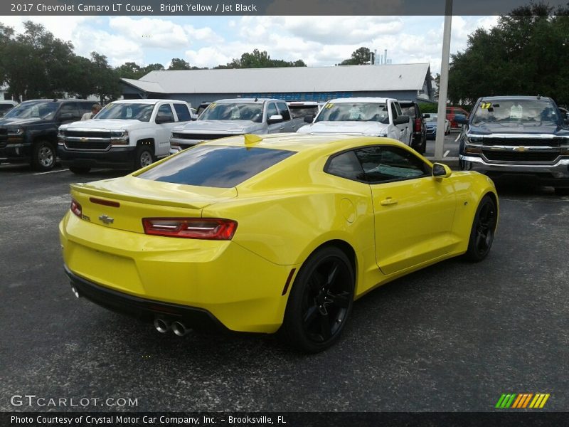 Bright Yellow / Jet Black 2017 Chevrolet Camaro LT Coupe