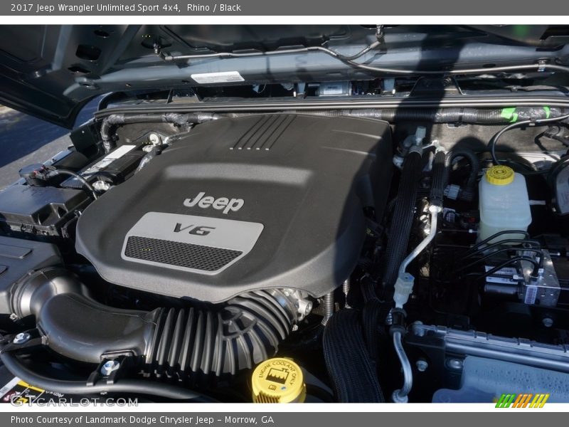 Rhino / Black 2017 Jeep Wrangler Unlimited Sport 4x4